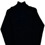 Armani Exchange 1/4 Zip - Large Black Wool