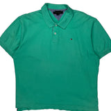 Tommy Hilfiger Polo Shirt - XL Green Cotton