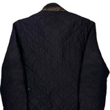 Barbour Quilted Jacket - Large Navy Polyester