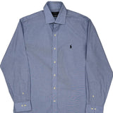 Polo By Ralph Lauren Shirt - Large Blue Cotton