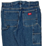 Dickies Carpenter Jeans - 36W 32L Blue Cotton