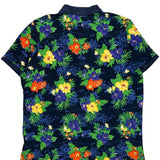Polo By Ralph Lauren Floral Polo Shirt - XL Navy Cotton