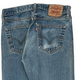 501 Levis Jeans - 32W 34L Blue Cotton