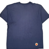 Basketball Nike Graphic T-Shirt - XL Blue Cotton