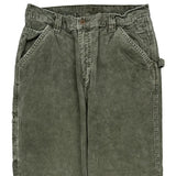 Unbranded Cord Pants - 31″ Waist Green Cotton