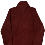 Rei Fleece Jacket - Small Burgundy Polyester