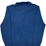 Polo By Ralph Lauren 1/4 Zip - XL Blue Cotton