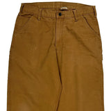 Dakota Grizzly Carpenter Trousers - 32W 30L Brown Cotton