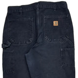 Carhartt Carpenter Trousers - 34W 32L Navy Cotton