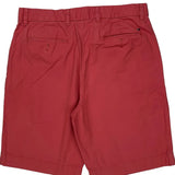 Tommy Hilfiger Chino Shorts - 32W 9L Red Cotton