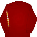 Kansas City Chiefs Nfl Long Sleeve T-Shirt - Large Red Cotton