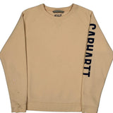 Carhartt Sweatshirt - XL Beige Cotton