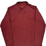 Patagonia 1/4 Zip Fleece - XL Red Polyester