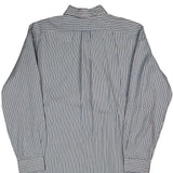 Ralph Lauren Striped Shirt - Large Blue Cotton