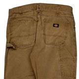 Dickies Carpenter Pants - 35W 30L Brown Cotton