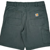 Carhartt Carpenter Shorts - 36W 9L Gray Cotton