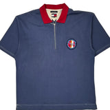 Surf Boards Tommy Hilfiger Striped Polo Shirt - XL Blue Cotton