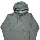Carhartt Hoodie - Medium Grey Cotton Blend