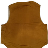 Made In USA Carhartt Vest - 2XL Brown Cotton
