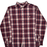 Polo By Ralph Lauren Checked Flannel Shirt - XL Blue Cotton