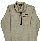 Patagonia 1/4 Zip - Medium Cream Polyester