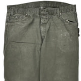 Dickies Carpenter Trousers - 36W 30L Green Cotton