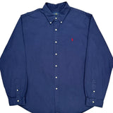 Ralph Lauren Shirt - 2XL Blue Cotton