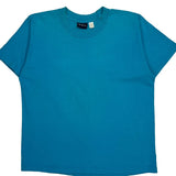 Blank Bhc Single Stitch T-Shirt - Medium Blue Cotton