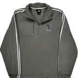 Baseball Adidas Fleece Vest - No Size Gray Polyester