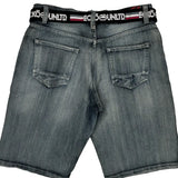 Ecko Unltd Denim Shorts - 32W 11L Gray Denim