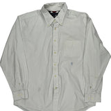 Tommy Hilfiger Striped Shirt - XL White Cotton