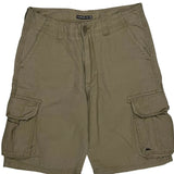 Quiksilver Cargo Shorts - 32W 10L Khaki Cotton