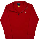 Age 6 Polo By Ralph Lauren 1/4 Zip - XS Red Cotton