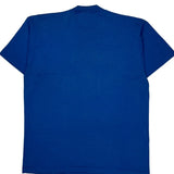 Screen Stars Single Stitch T-Shirt - XL Blue Cotton Blend