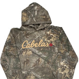 Cabelas Camo Hoodie - Large Camo Cotton