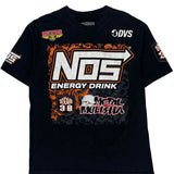 Nos Energy Drink Metal Mulisha T-Shirt - Large Black Cotton