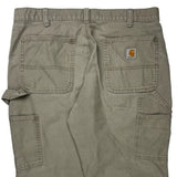 Carhartt Carpenter Trousers - 36W 30L Khaki Cotton