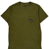 Patagonia Slim Fit T-Shirt - Medium Green Cotton