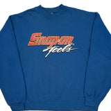 Tools Hanes Spellout Sweatshirt - XL Blue Cotton Blend