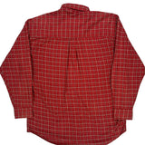 Chaps Ralph Lauren Checked Shirt - Large Red Cotton