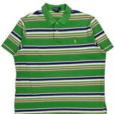 Polo By Ralph Lauren Polo Shirt - Large Green Cotton
