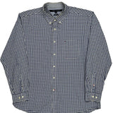 Tommy Hilfiger Checked Shirt - XL Blue Cotton