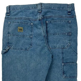 Lee Carpenter Jeans - 33W 30L Blue Cotton Blend