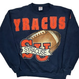 Syracuse University Jerzees Graphic Sweatshirt - 2XL Navy Cotton