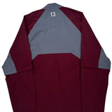 M Adidas Windbreaker - XS Burgundy Polyester