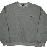 Starter Sweatshirt - Large Gray Cotton Blend