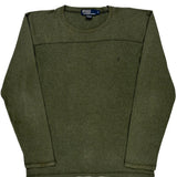 Polo By Ralph Lauren Long Sleeve T-Shirt - Medium Green Cotton