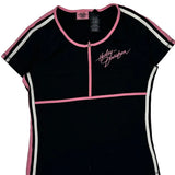 Harley Davidson Graphic T-Shirt - Medium Black Cotton