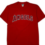 Angels Lee Sport Nfl T-Shirt - Large Red Cotton