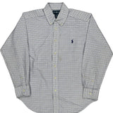 Age 10 Ralph Lauren Shirt - Medium Blue Cotton